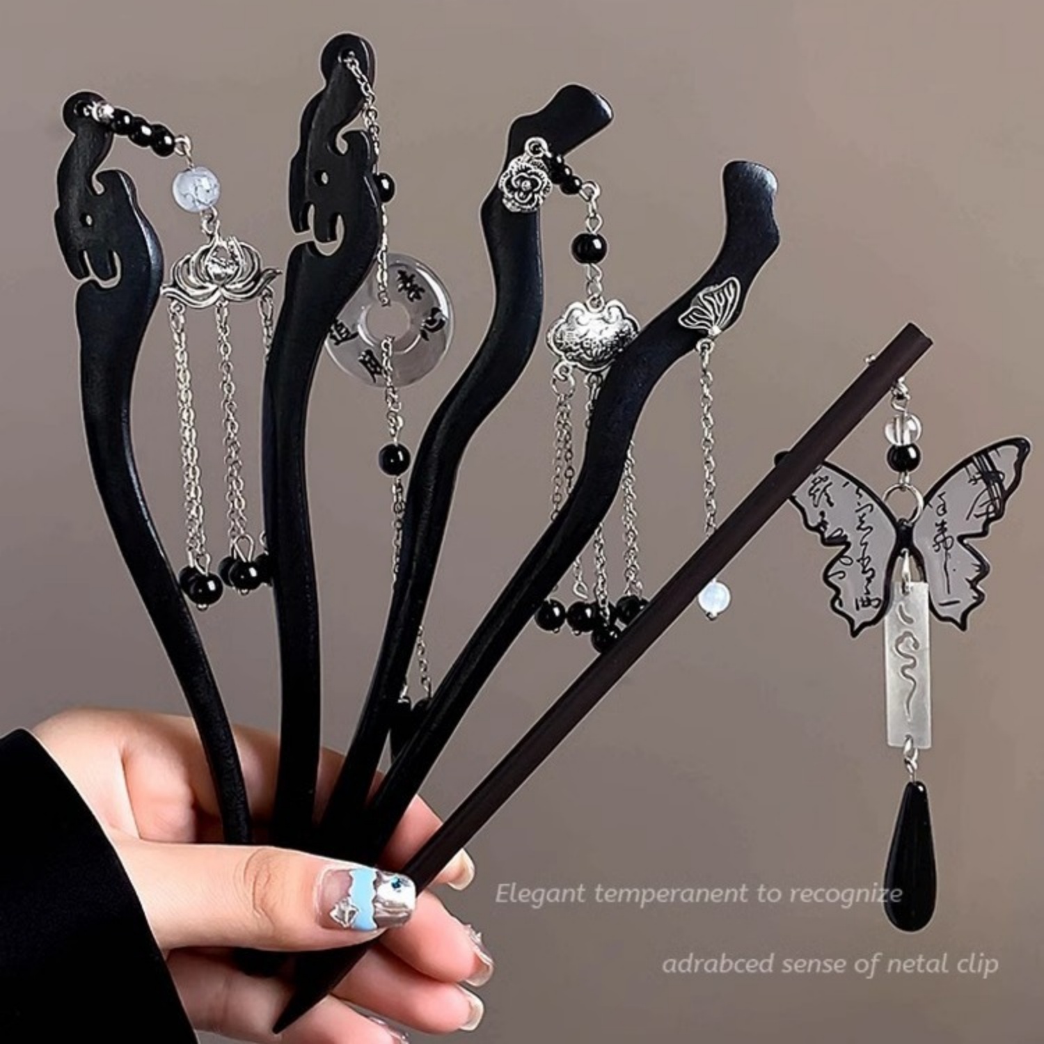 Vintage Lighting Decor - Luz de luxo madeira borla hairpin