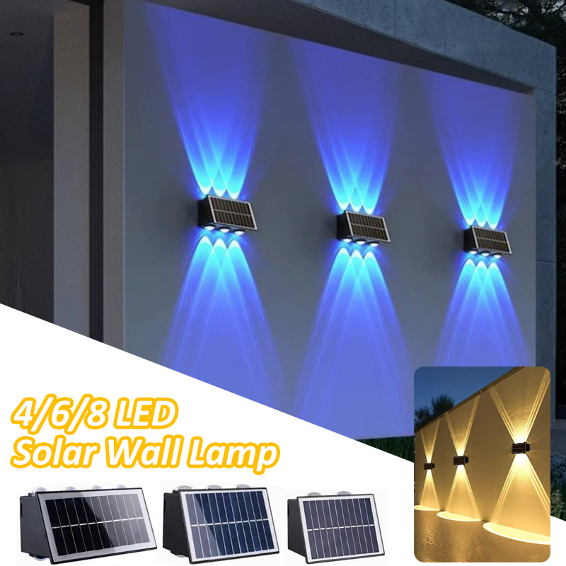 Garage Lighting Decor - Luzes solares para fora da cerca
