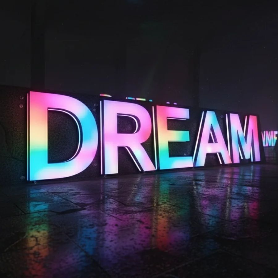 Lighting Decor Company - Personalizado rgb metal led sinal de