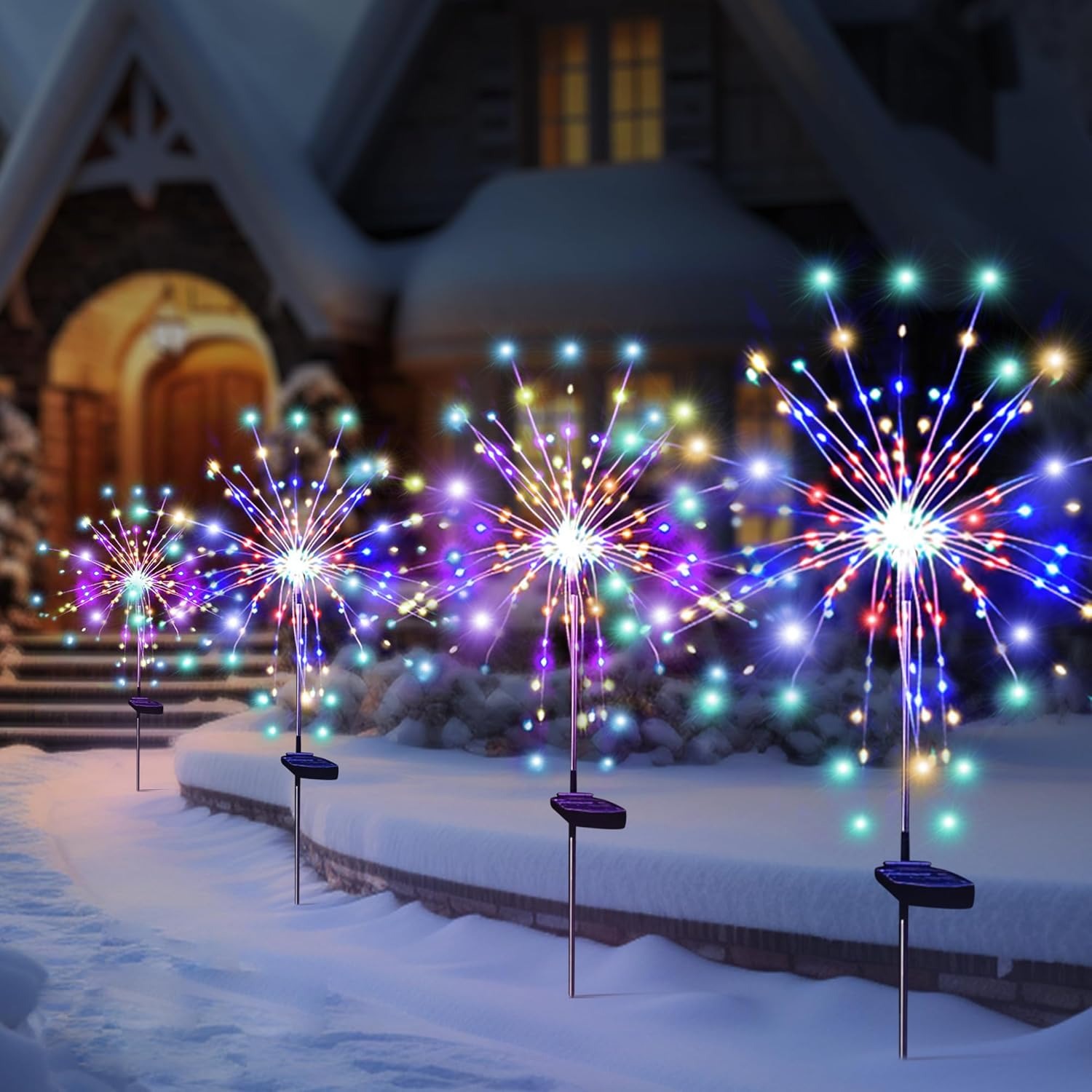 Outdoor Lighting Wedding Decor - Luzes de Fada LED Solares em