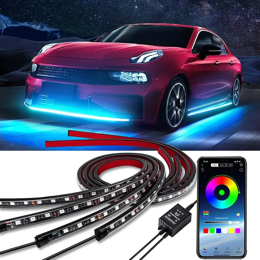 Lighting Bolt Decor - Neon led rgb carro underglow luz