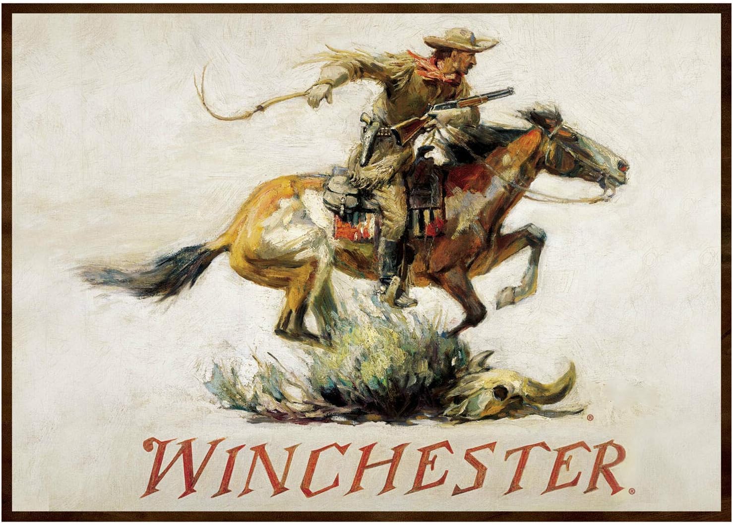 Vintage Lighting Decor - Placa de Metal Vintage Decorativa Winchester