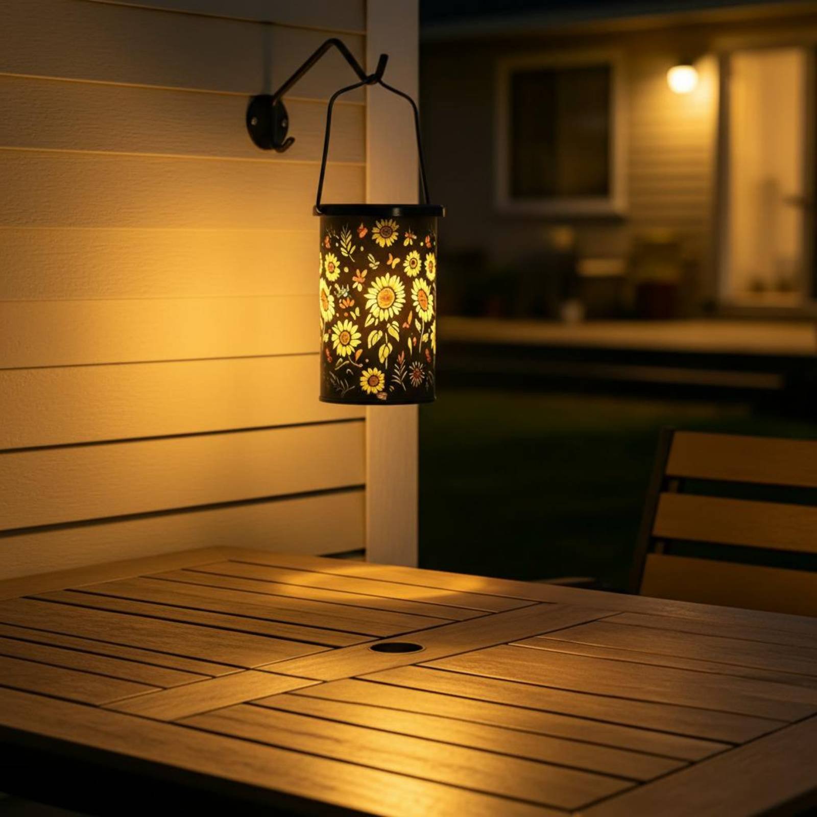 Vintage Lighting Decor - Lanterna Solar Decorativa com Design Vintage