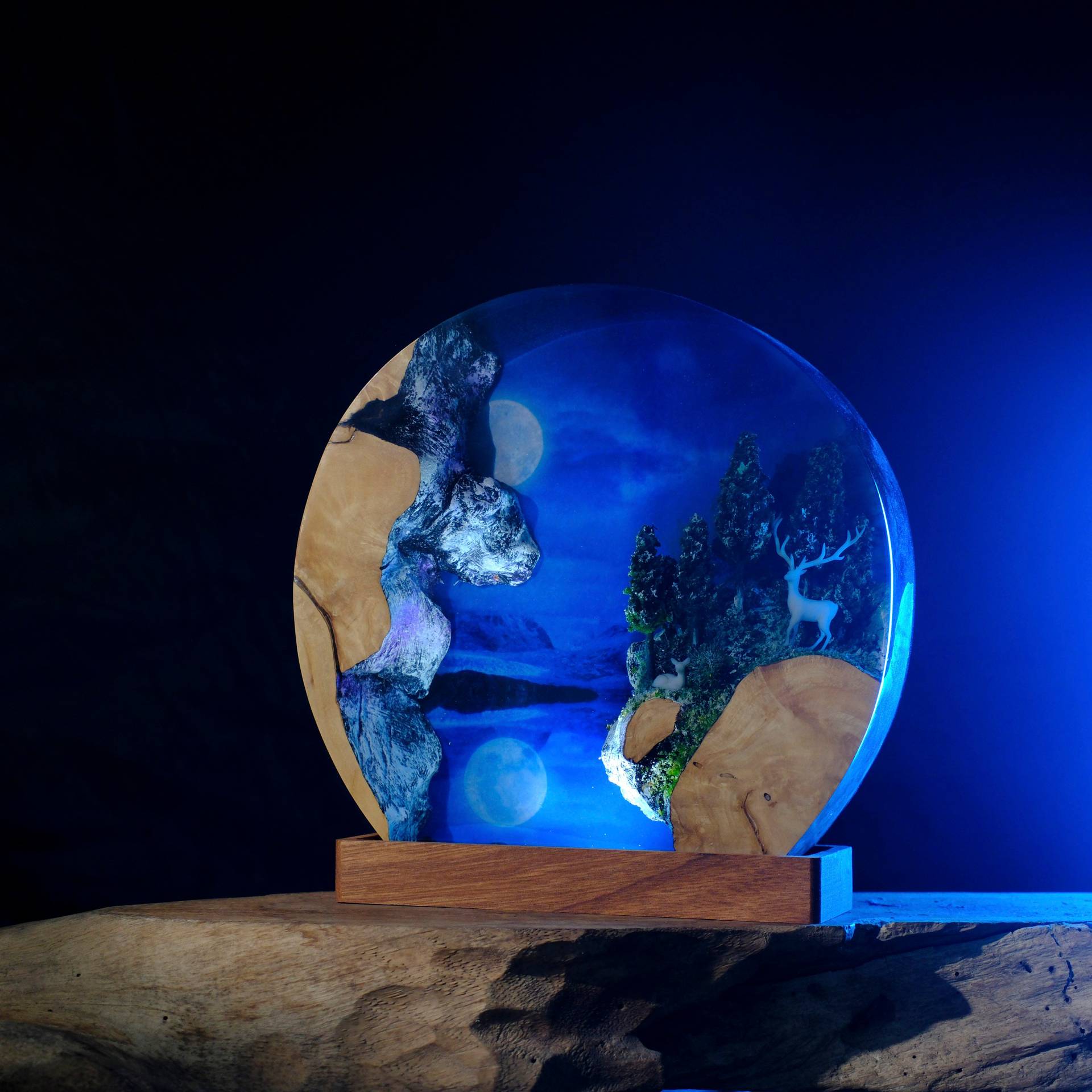 Lighting World Decor - Itens personalizados luz de mesa de