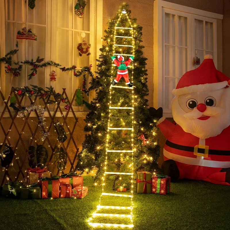 Lighting Tree Decor - Luzes de Natal LED, Cordão de