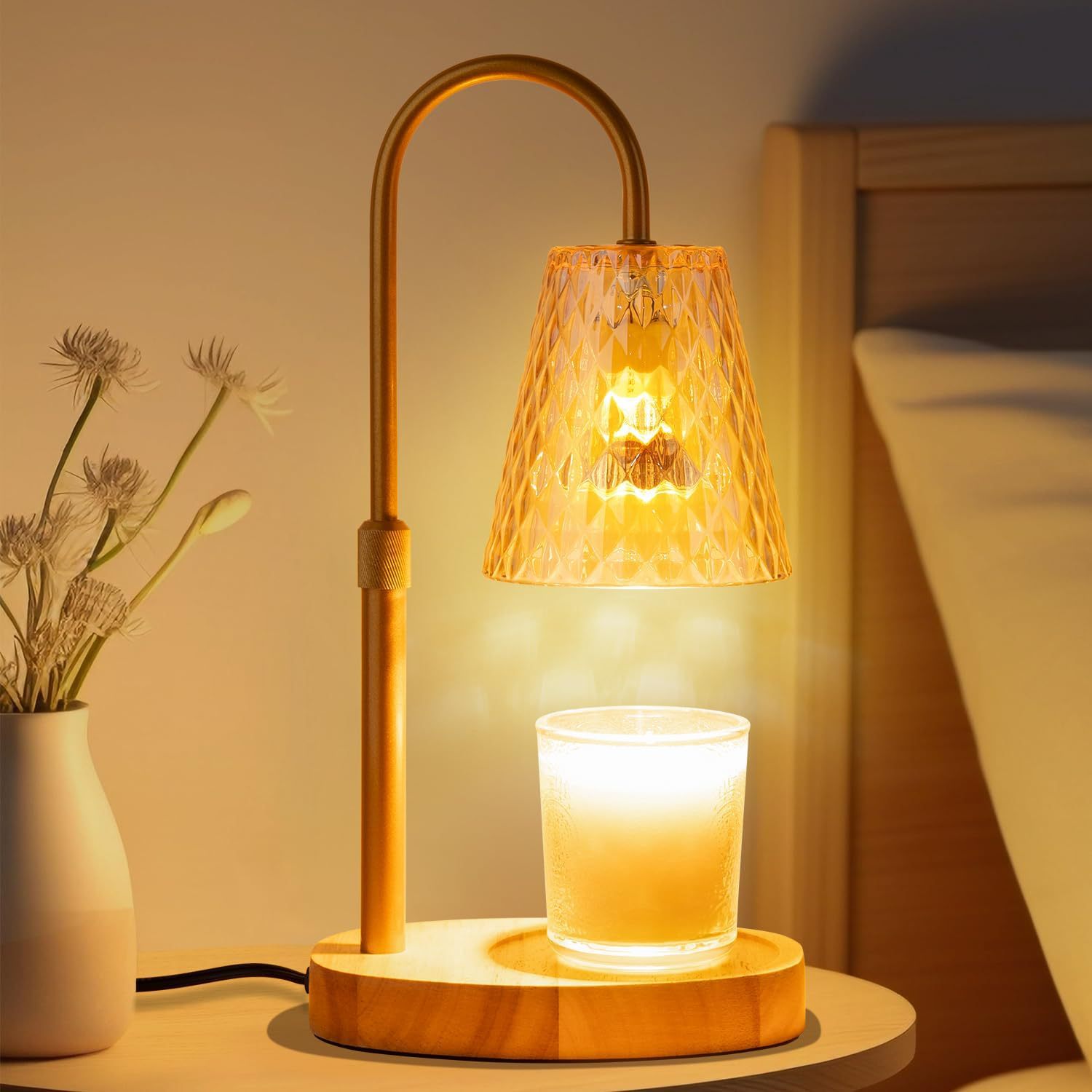 Vintage Lighting Decor - Lâmpada Aquecedora de Cera Sem Chama