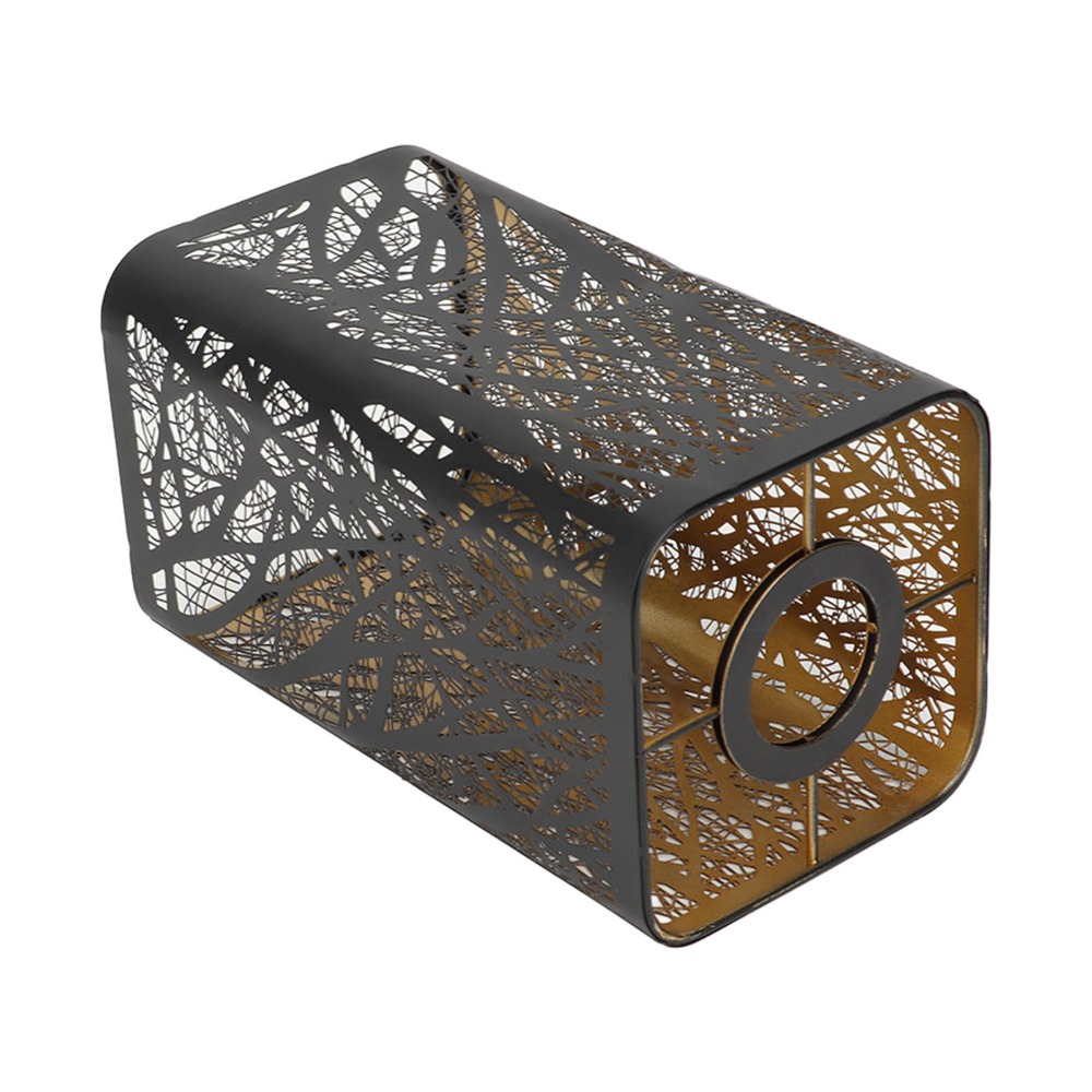 Geometric Lamp Shade - Abajur moderno de ferro com padrão