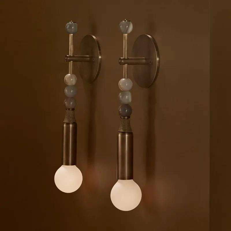 Vintage Lighting Decor - Luminária de Parede Nórdica Vintage para