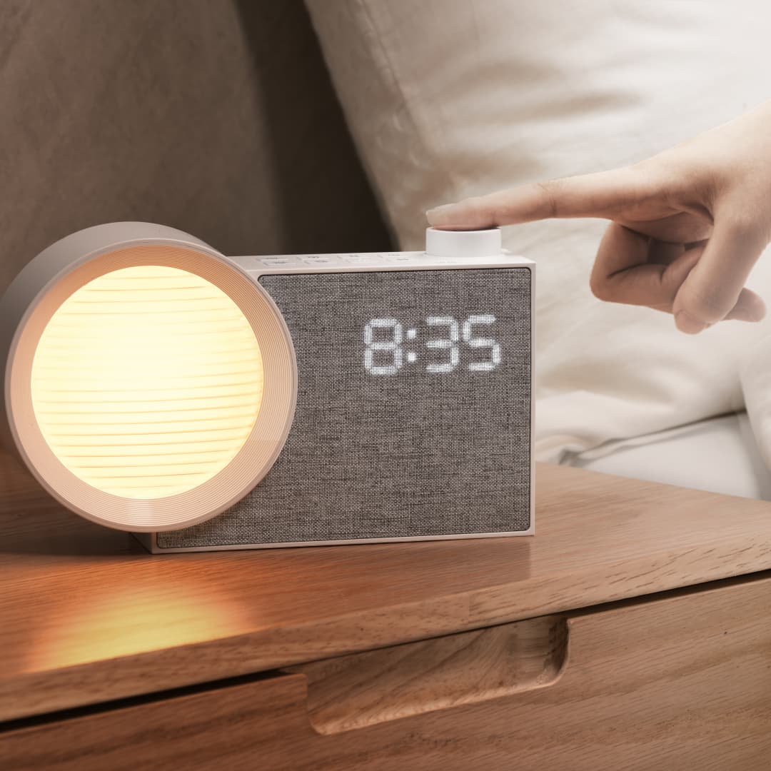 Led Lighting Decor - WILIT Luminária Noturna LED com Despertador,