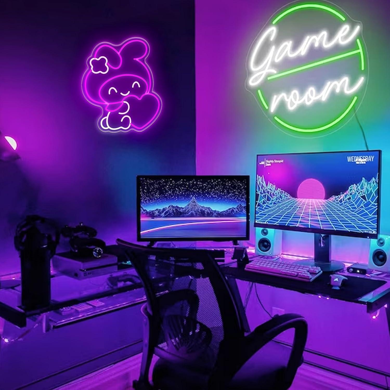 Luz Neon de Anime, Luzes LED J - Decor Lighting Fans avaliação e preço