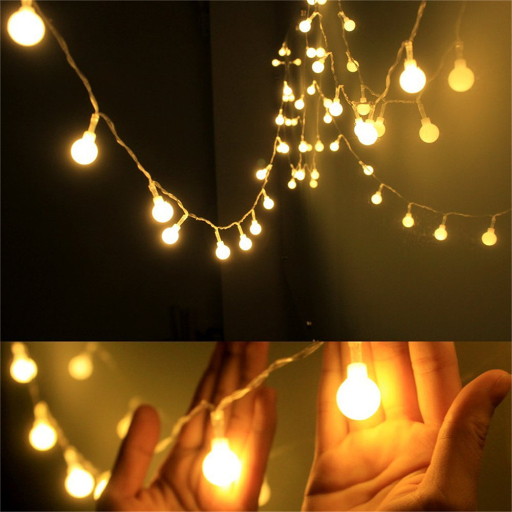 Luzes de Cordão Solares/USB/Ba - Outdoor Lighting Wedding Decor avaliação e preço