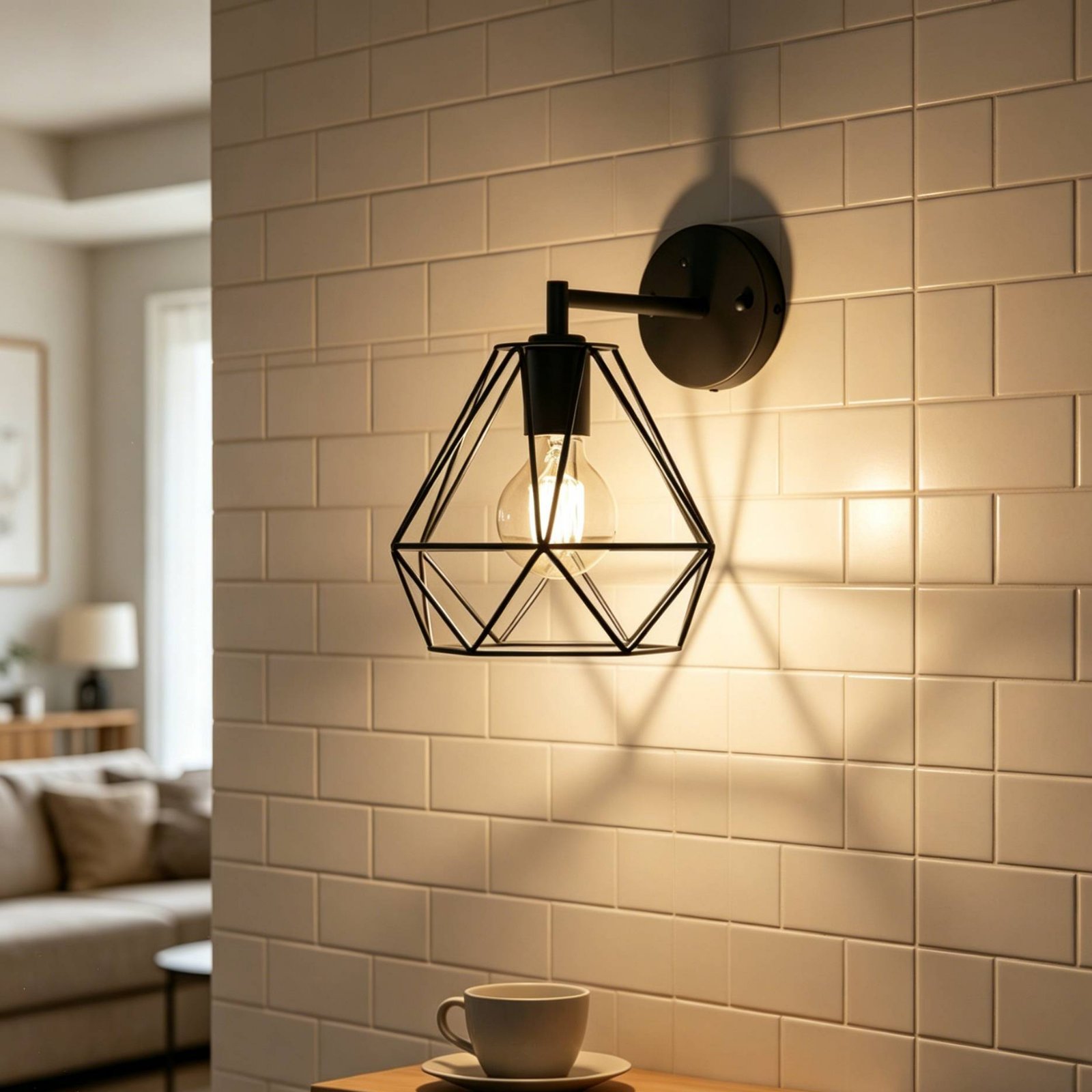 Abajur em Forma de Losango, Lu - Geometric Lamp Shade avaliação e preço