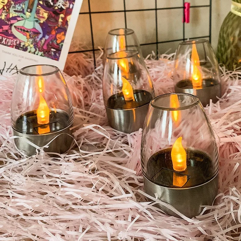 Velas sem chama movidas a ener - Outdoor Lighting Wedding Decor avaliação e preço