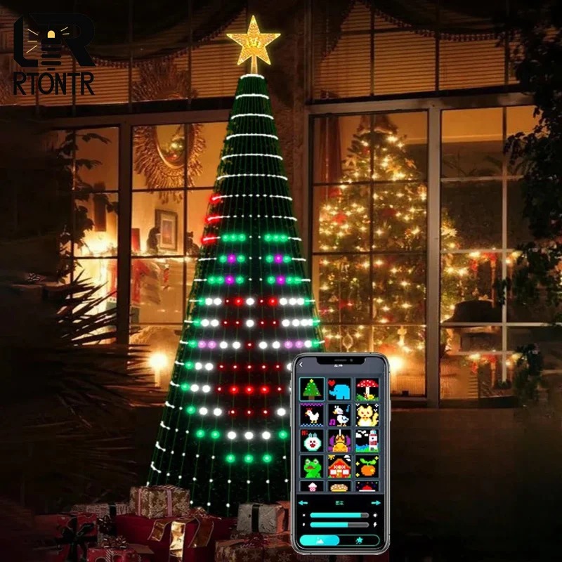 Luz de Ponta de Árvore de Nata - Lighting Tree Decor avaliação e preço