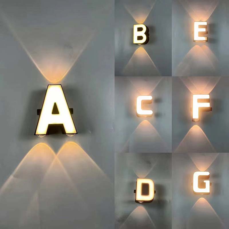 Luzes de letras led sinal 26 l - Lighting Decor Company avaliação e preço