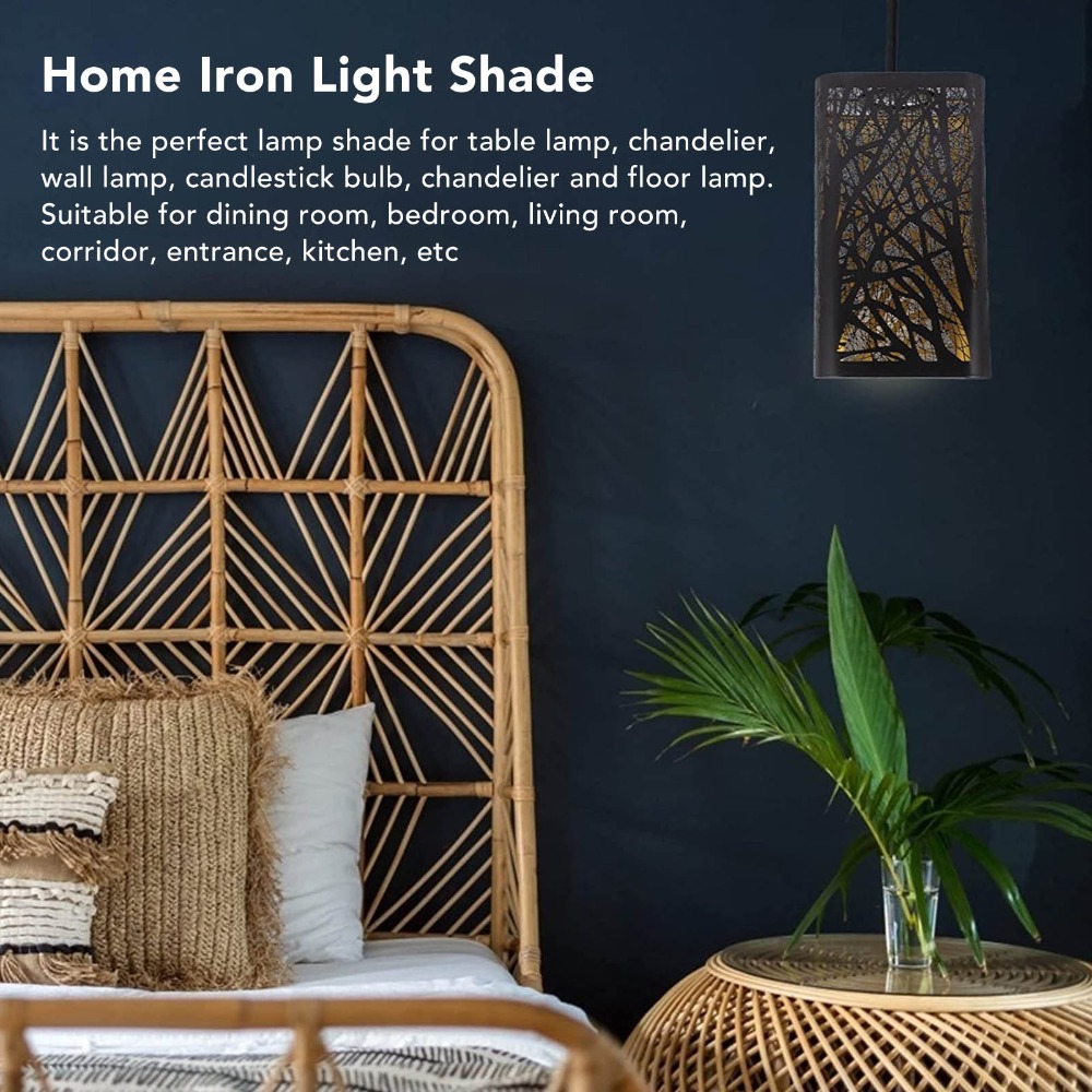 Abajur de ferro da moda com pa - Geometric Lamp Shade avaliação e preço