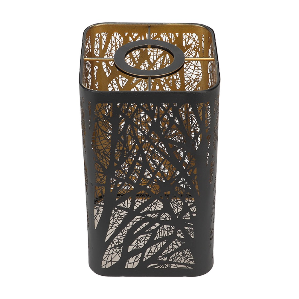 Abajur de ferro da moda com pa - Geometric Lamp Shade avaliação e preço