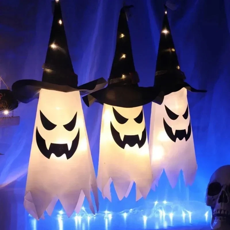 Chapéu de bruxa de Halloween c - Led Lighting Decor avaliação e preço