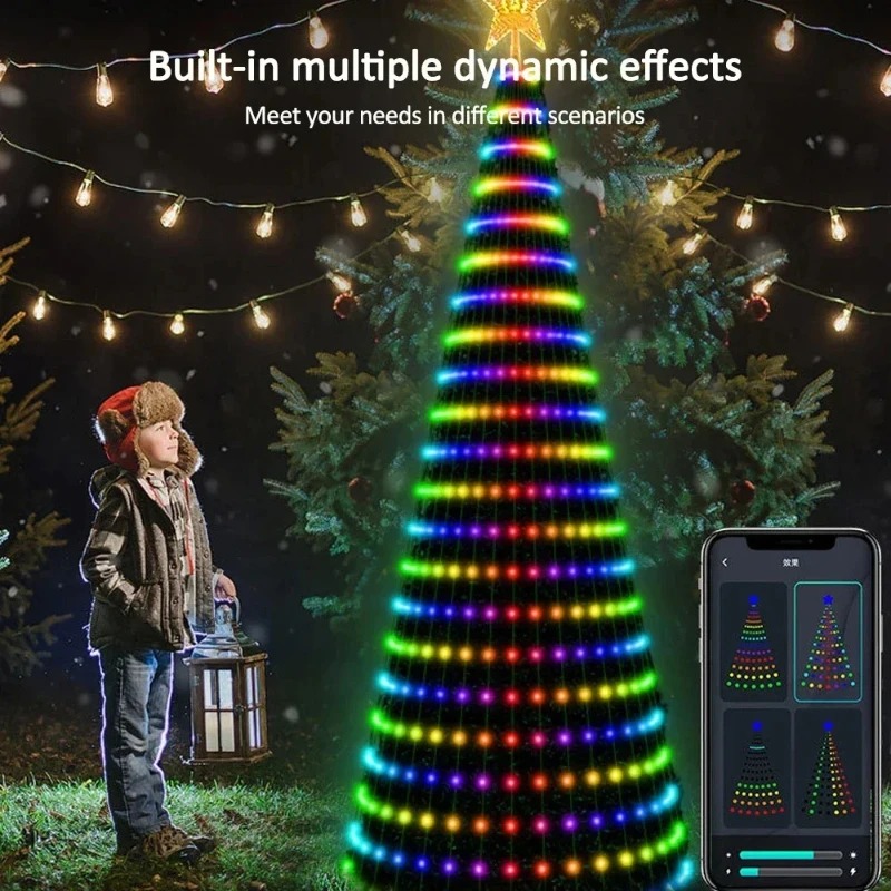 Luzes de Natal em Forma de Est - Lighting Tree Decor avaliação e preço
