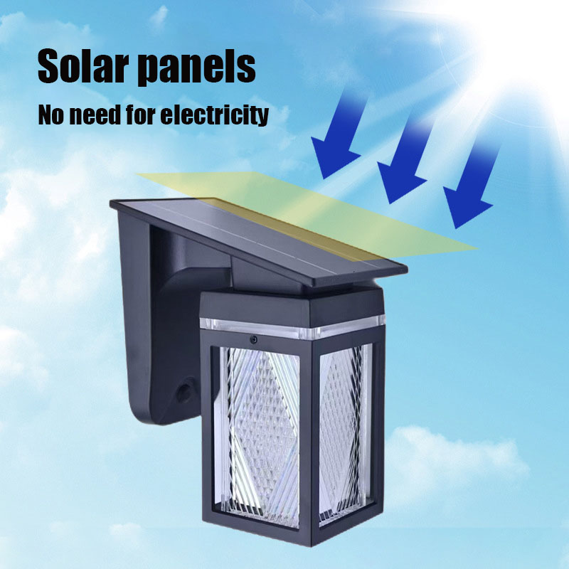Luzes de parede solares ao ar  - Garage Lighting Decor avaliação e preço