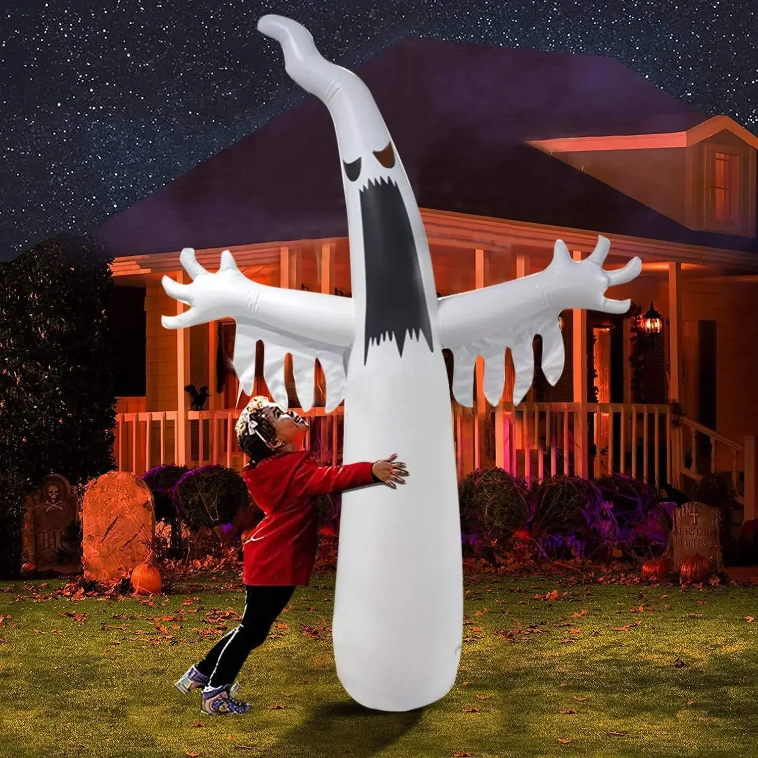Halloween inflável assustador  - Outdoor Lighting Wedding Decor avaliação e preço