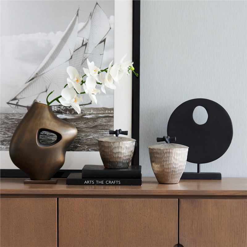 Pote de armazenamento com text - Decor Lighting India avaliação e preço