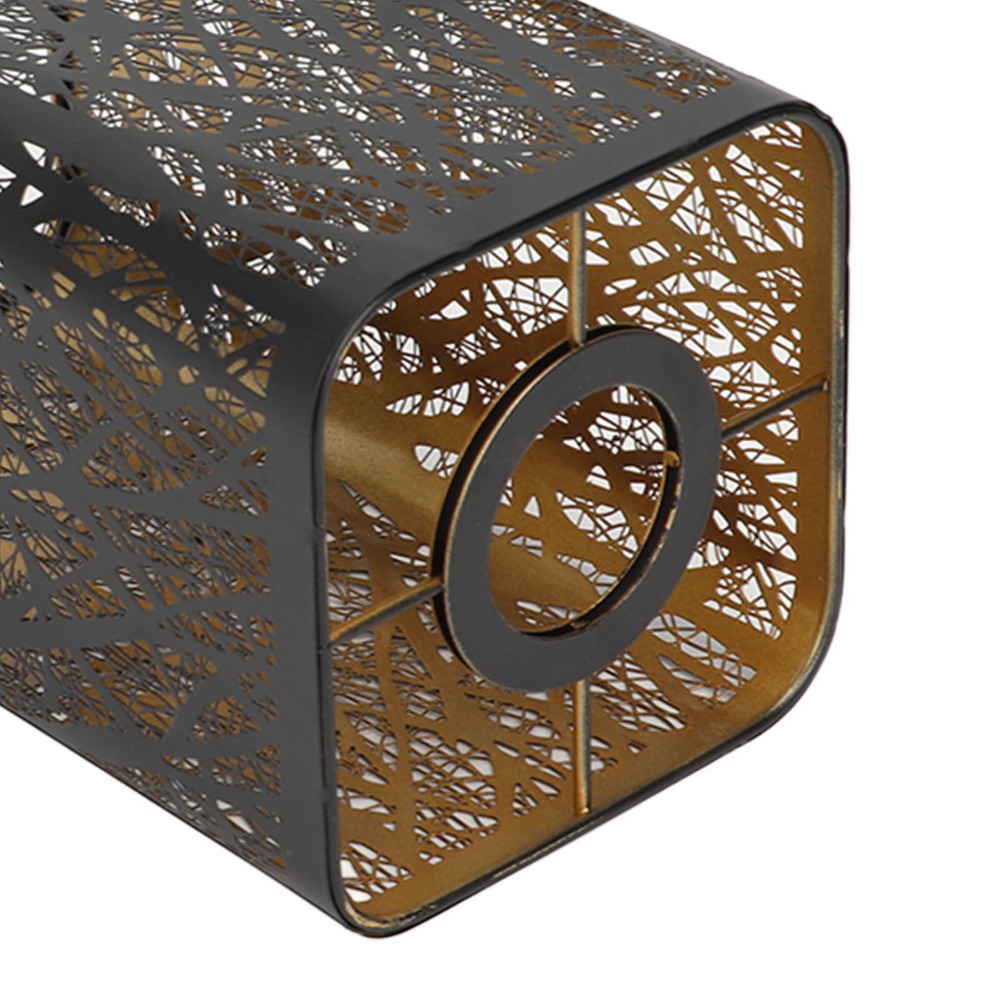 Abajur moderno de ferro com pa - Geometric Lamp Shade avaliação e preço