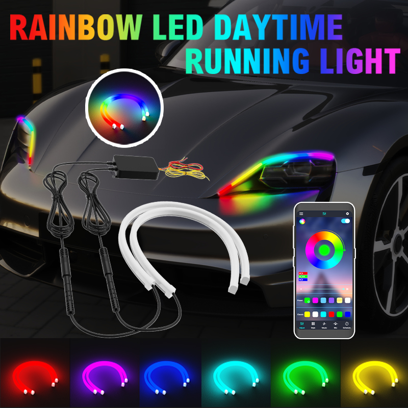 2PCS Luzes LED DRL para Carro  - Lighting Bolt Decor avaliação e preço