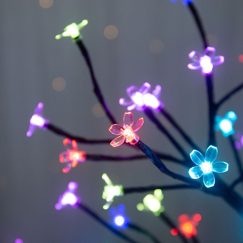 Luzes de ramo de cerejeira com - Lighting Tree Decor avaliação e preço