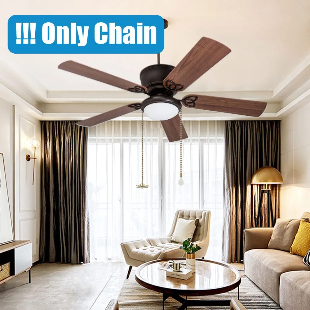 Teto Fan Pull Chain Bola frisa - Decor Lighting Fans avaliação e preço