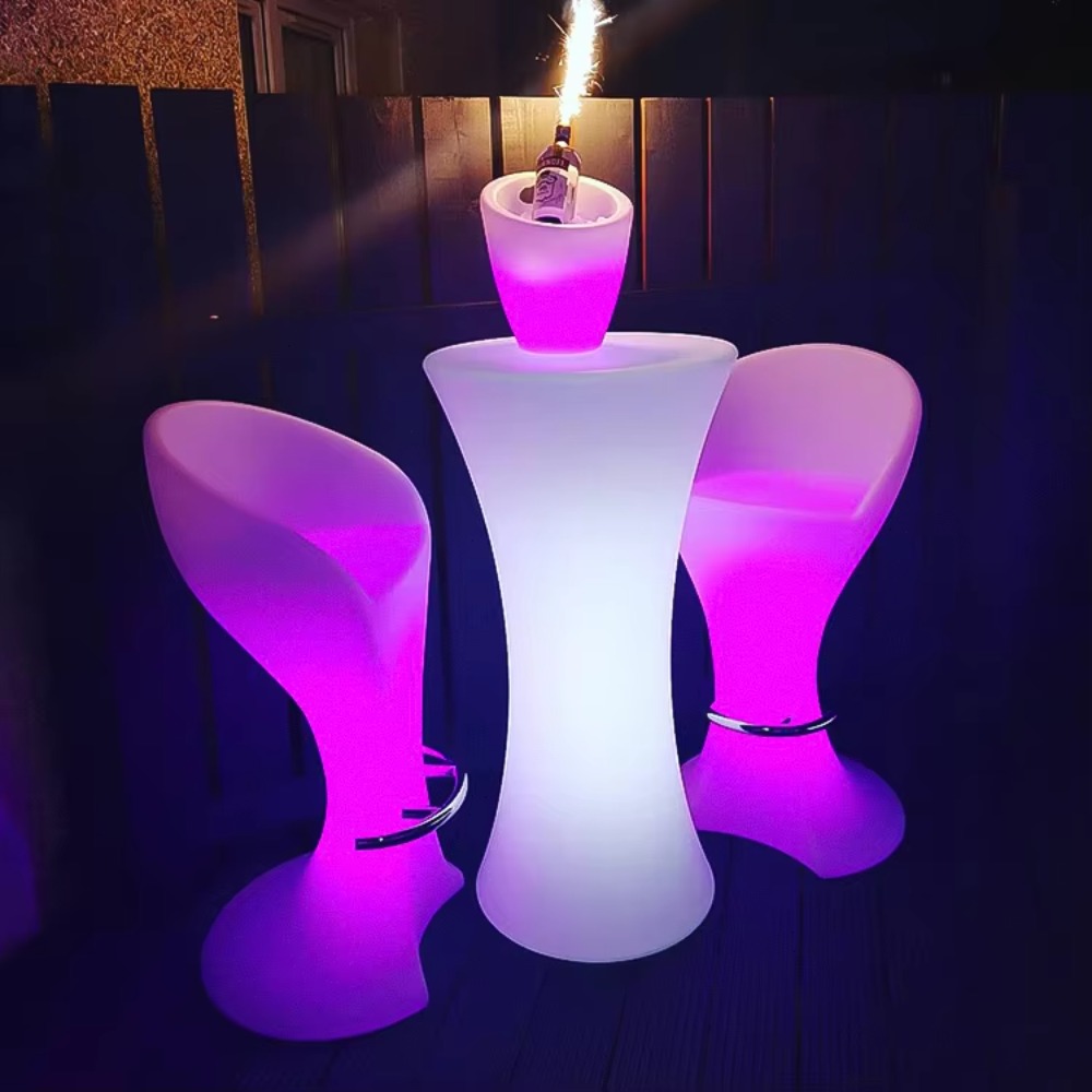 Mesas Altas LED para Eventos,  - Lighting Decor Rentals avaliação e preço