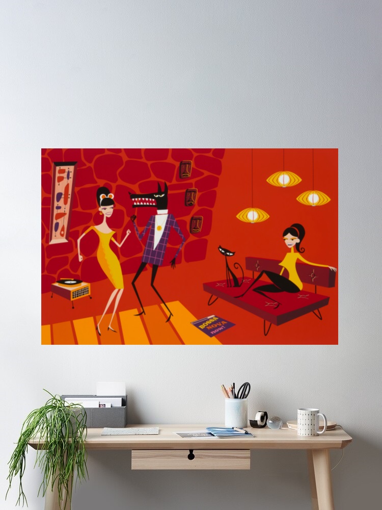 Josh Agle Bossa Nova Agora Fot - Nova Decor & Lighting Julestjerne avaliação e preço