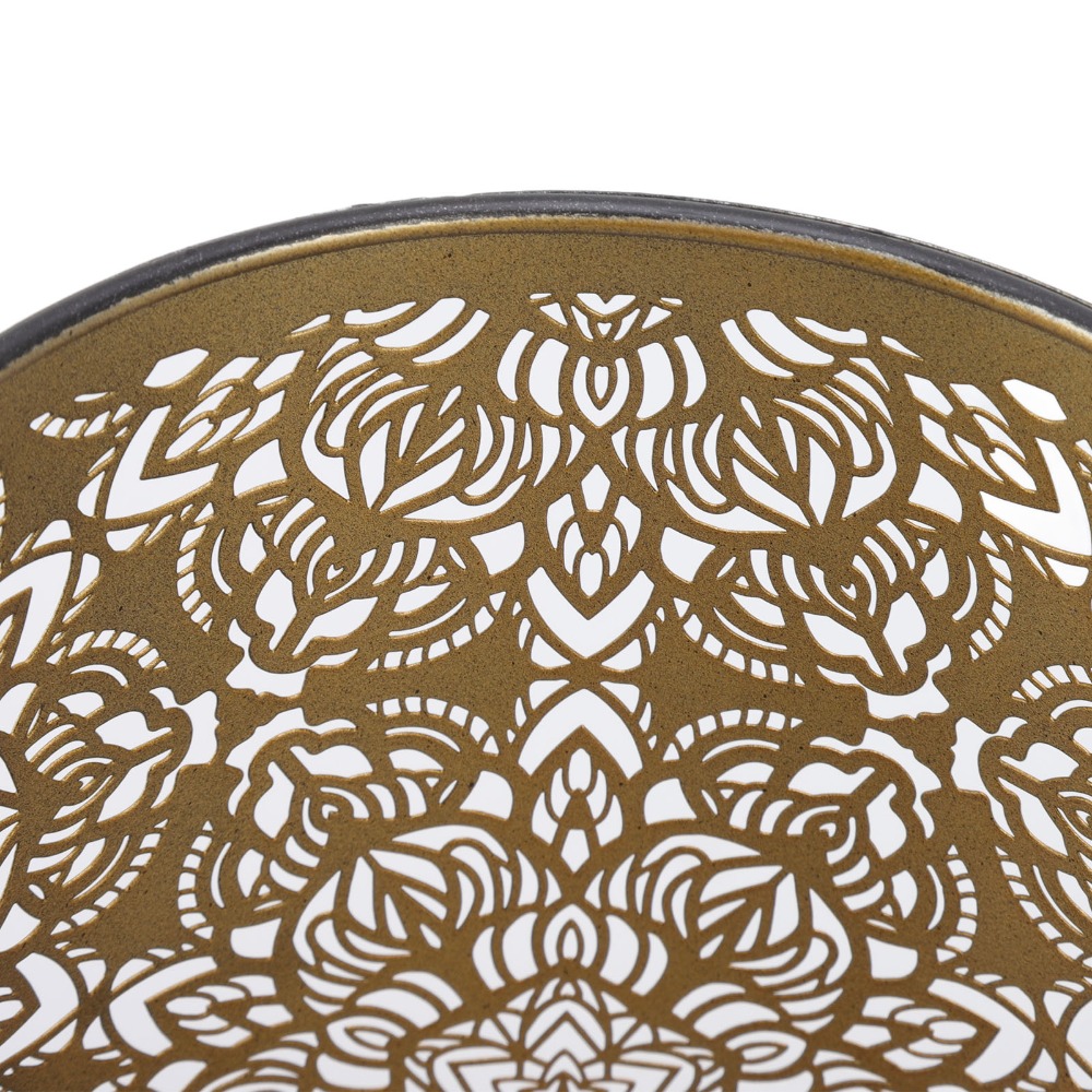 Abajur de ferro moderno com pa - Geometric Lamp Shade avaliação e preço