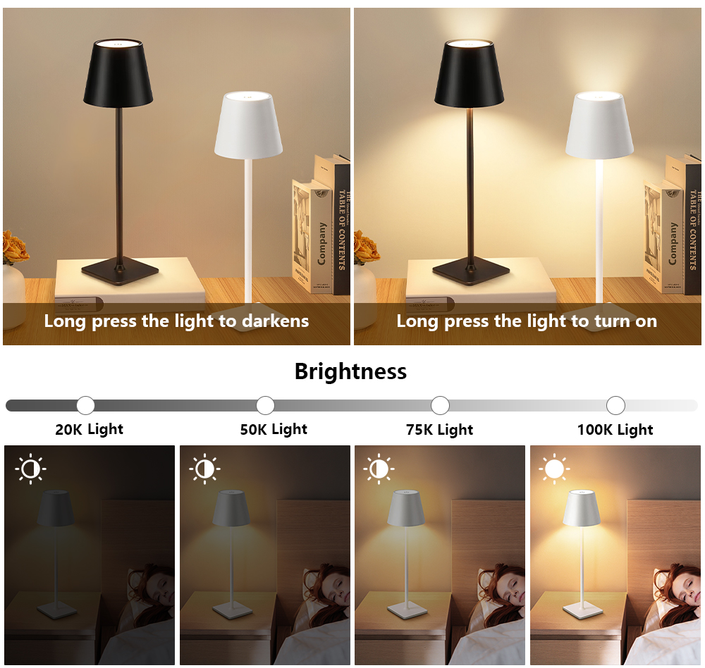 Luminária de Mesa LED Recarreg - Led Lighting Decor avaliação e preço
