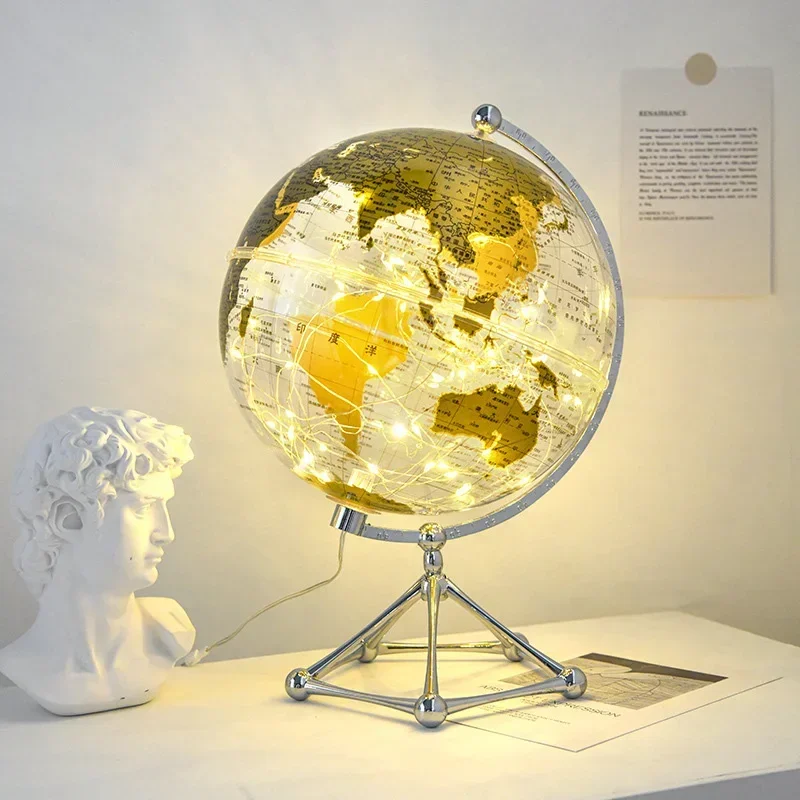 Globo Terrestre com Luz LED, L - Lighting World Decor avaliação e preço